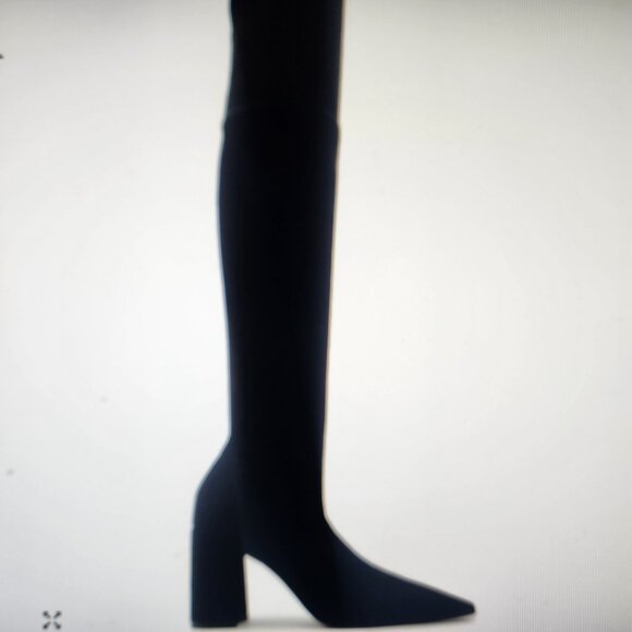 Arezzo Black Over the Knee "Serrenity" Boots. NIB. Size 10 - Picture 2 of 9